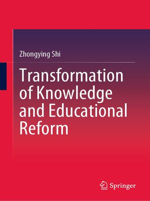 cover image of Transformation of Knowledge and Educational Reform